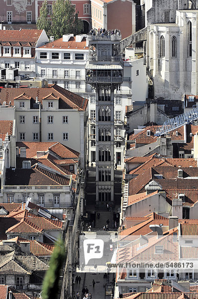 Lissabon Hauptstadt Europa heben Ansicht Portugal