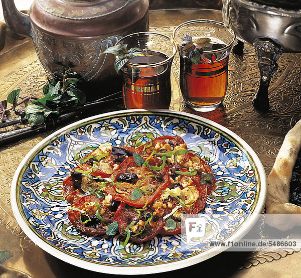 Gerösteter Tomatensalat  Türkei  Rezept gegen Gebühr erhältlich