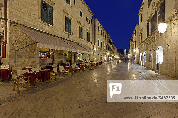 Altstadt von Dubrovnik  Unesco Weltkulturerbe  Mitteldalmatien  Dalmatien  Adriaküste  Kroatien  Europa  ÖffentlicherGrund