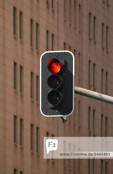 Rote Ampel In Sydney New South Wales Australien