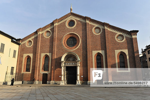 Basilika Santa Maria delle Grazie  1463 - 1482 erbaut  Mailand  Italien  Europa