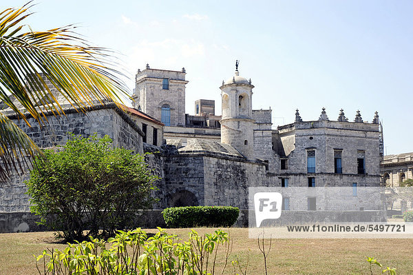 Kastell Castillo de la Real Fuerza historische Altstadt von Havanna Zentrum Habana Vieja Kuba Große Antillen Karibik Mittelamerika Amerika