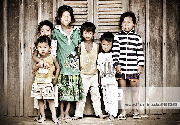 Kinder in Kambodscha  Südostasien  Asien