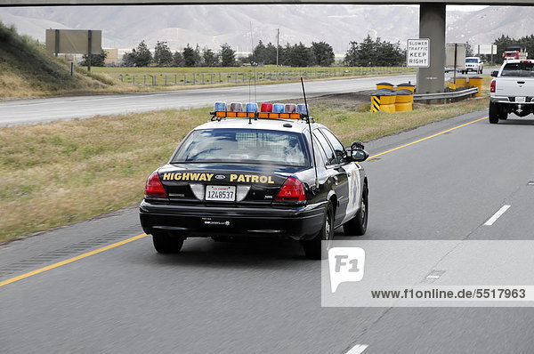 Highway Patrol  bei Barstow  Kalifornien  USA  Nordamerika