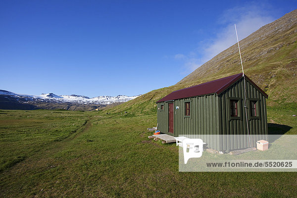 Ranger hut  Hornvik  West Fjords  Iceland  Europe