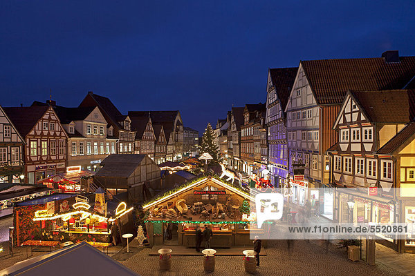 Christmas market, Celle, Lower Saxony, Germany, Europe