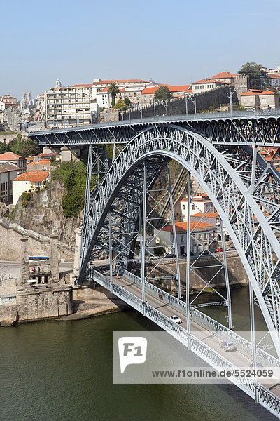 Ponte Dom LuÌs I  Brücke  Porto  UNESCO Weltkulturerbe  Portugal  Europa