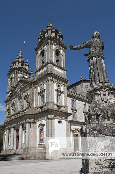 Bom Jesus do Monte Wallfahrtskirche  Braga  Minho  Portugal  Europa