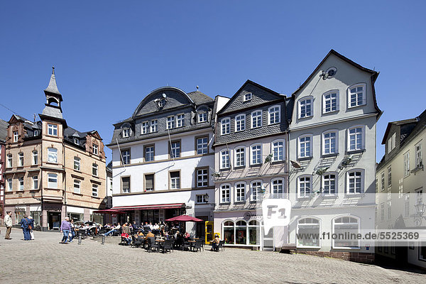 Europa Gebäude Quadrat Quadrate quadratisch quadratisches quadratischer Altstadt Deutschland Hessen Markt