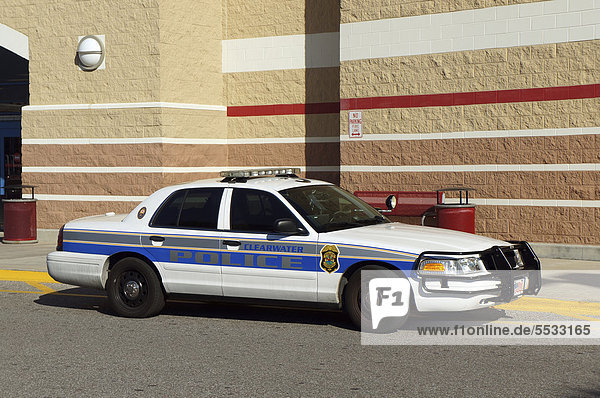 Polizeiauto  Police Clearwater  Florida  United States  USA