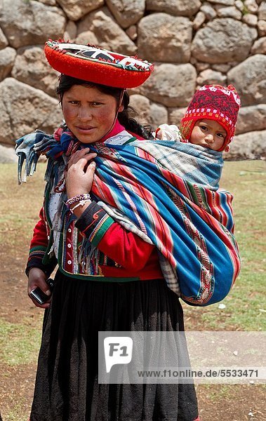 Frau  Kleidung  Peru