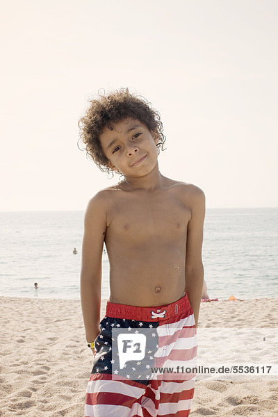Junge am Strand  Portrait