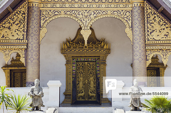 Wat Choumkhongsourin Tempel  Luang Prabang  UNESCO-Weltkulturerbe  Laos  Indochina  Asien