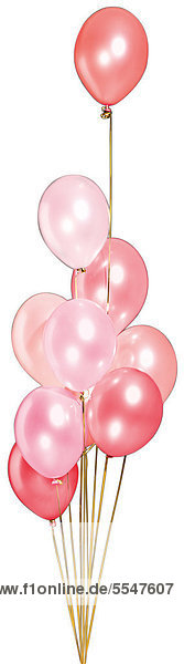 Rosa Luftballone