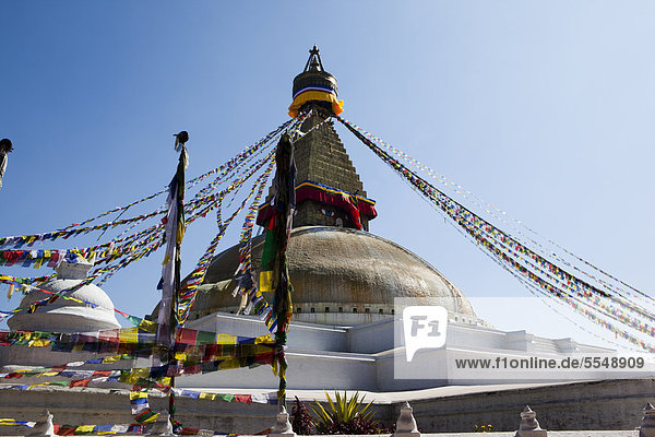 Bodnath Stupa in Kathmandu  Nepal