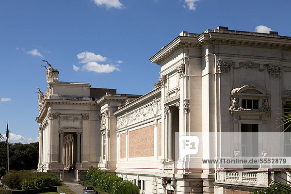 Exterior of the Museum of Modern Art in Rome  Italy  Europe