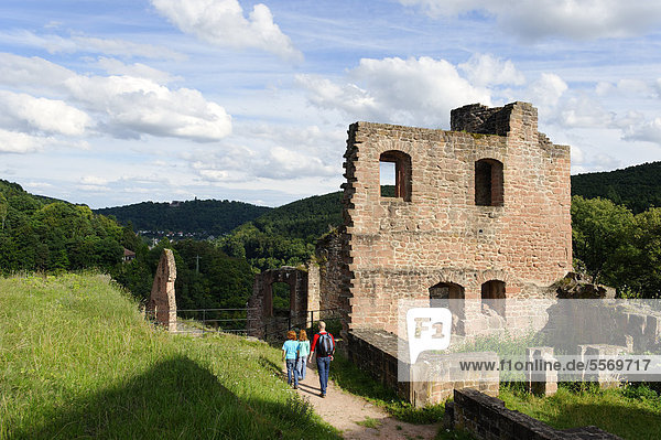 Hardenburg Castle at Bad Duerkheim  German Wine Route  Palatinate Forest  Rhineland-Palatinate  Germany  Europe