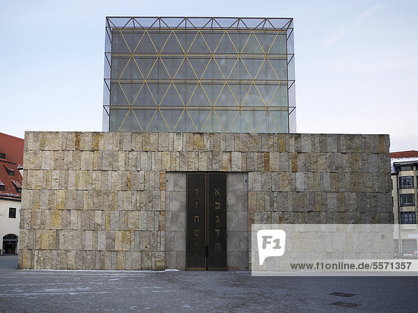 Ohel Jakob Synagogue  the new main synagogue of the Munich Jewish community  Jakobsplatz square  Munich  Germany  Europe