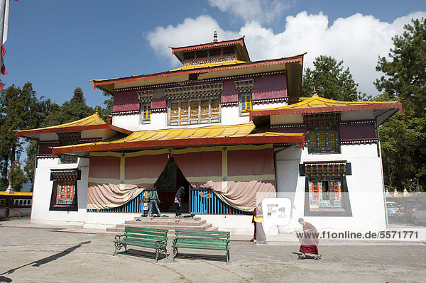 Tibetischer Buddhismus  Kloster Enchey Gompa  Gangtok  Sikkim  Himalaja  Indien  Südasien  Asien