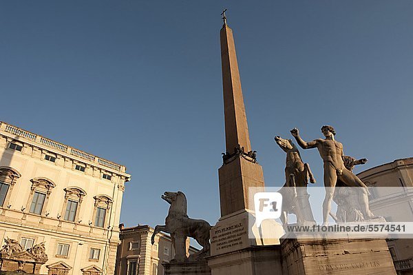 Rom Hauptstadt Ansicht Latium Italien Obelisk