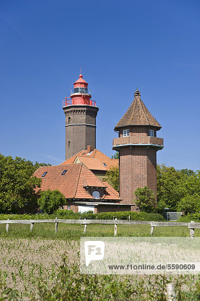 Leuchturm am Dahmer Kliff bei Dahmeshöved  Dahme  Ostsee  Schleswig-Holstein  Deutschland  Europa