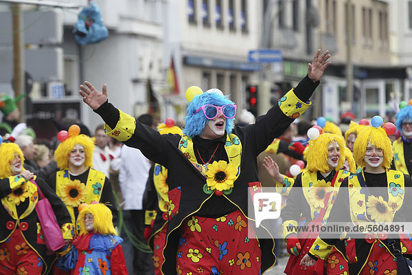 Karneval  Rosenmontagszug  Koblenz  Rheinland-Pfalz  Deutschland  Europa
