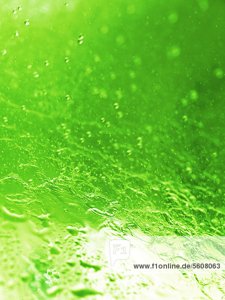 Spritzwasser grün abstrakt