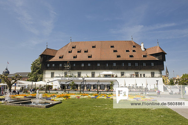 Stadtgarten und Konzil  Gebäude der einzigen Papstwahl auf deutschem Boden  Konstanz  Baden-Württemberg  Süddeutschland  Deutschland  Europa