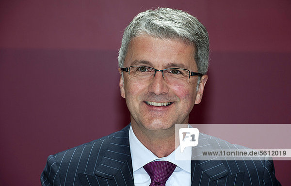 Rupert Stadler  Vorstandsvorsitzender der Audi AG  auf einem Pressetermin in Ingolstadt  Bayern  Deutschland  Europa