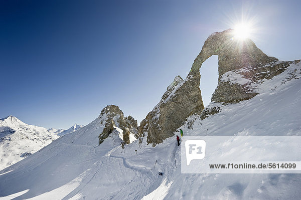 Aiguille Percee  Tignes  Val d'Isere  Savoie  Alps  France  Europe
