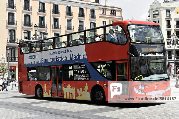 Bus turistico Madrid  tourist bus  Madrid  Spain  Europe