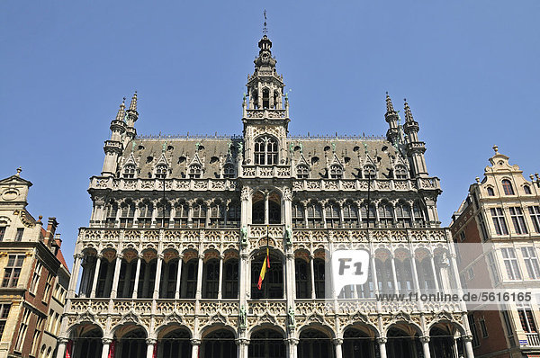 Maison du Roi  Broodhuis  Stadtmuseum am Grote Markt  Grand Place  Brüssel  Belgien  Europa  ÖffentlicherGrund