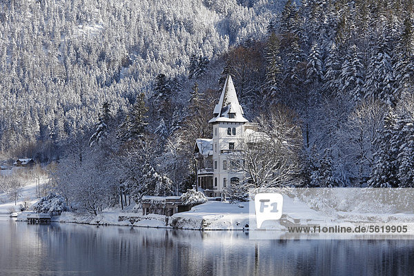 Villa Castiglioni  Lake Grundlsee  Ausseerland  Salzkammergut  Styria  Austria  Europe  PublicGround