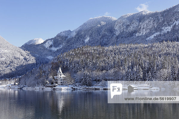 Villa Castiglioni  Lake Grundlsee  Ausseerland  Salzkammergut  Styria  Austria  Europe  PublicGround