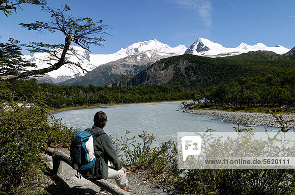 Lago Onelli  Los Glaciares National Park  UNESCO World Heritage Site  Cordillera  Santa Cruz province  Patagonia  Argentina  South America