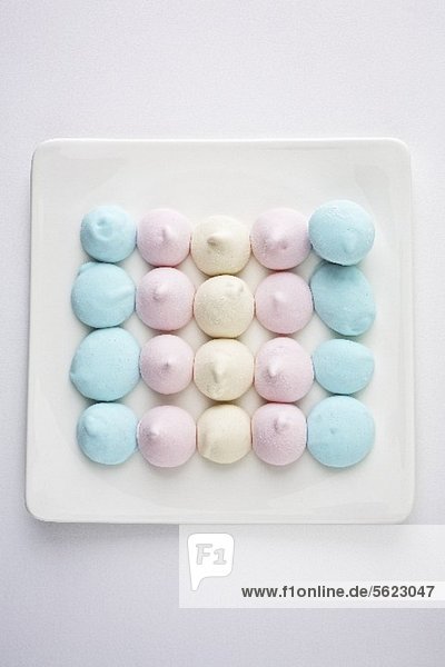 Pastellfarbene Mashmallows