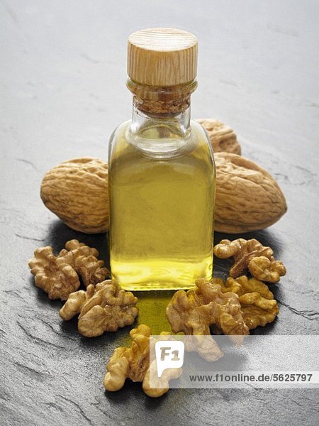 Walnut oil  walnuts and walnuts in shells