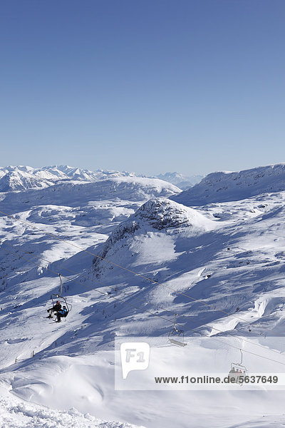 Skigebiet am Krippenstein  Dachsteingebirge  auch Dachstein-Gebirge  Salzkammergut  Oberösterreich  Österreich  Europa