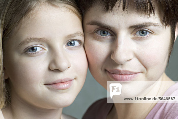 Mutter und Tochter Portrait