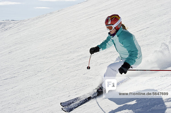 Skier  Tignes  Val d'Isere  Savoie  Alps  France  Europe