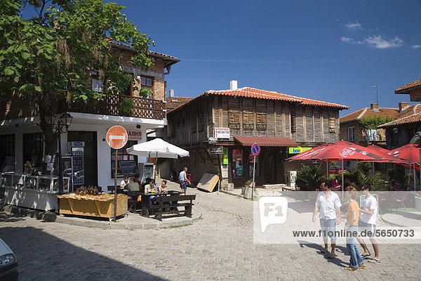 Museum town of Nesebar  Black Sea coast  Bulgaria  Europe