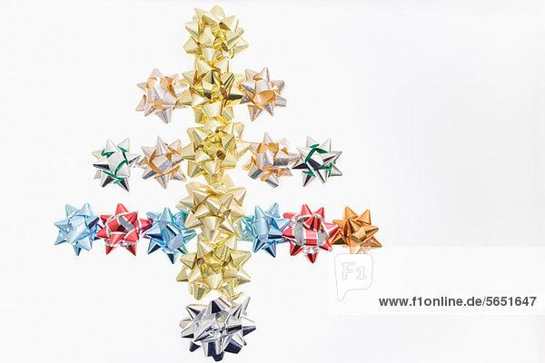 Geschenk Form Formen Weihnachtsbaum Tannenbaum binden