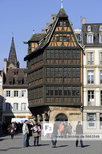 Frankreich Europa Gebäude Erfolg Elsass Straßburg