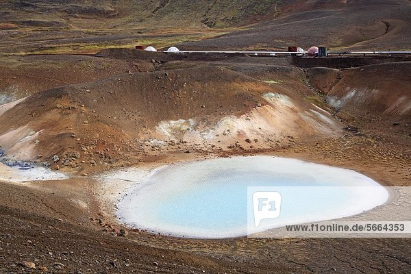 Geothermalgebiet um Krafla und Leirhnjukur  Island  Europa