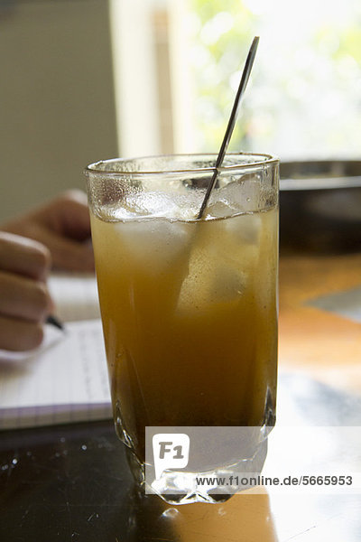 Glass of tamarind juice