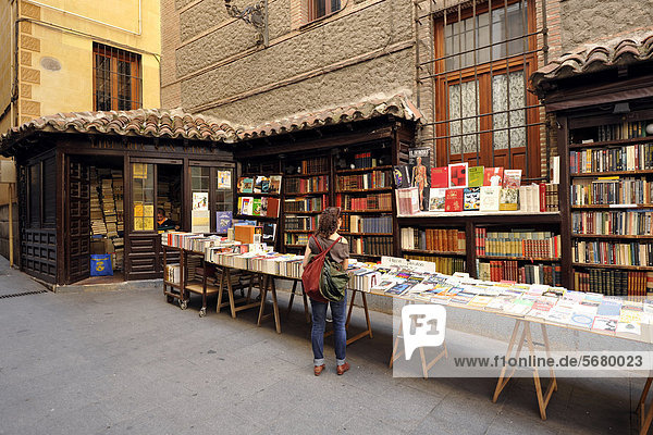 Antiquariat  Buchladen  Plaza de San Gines  Madrid  Spanien  Europa  ÖffentlicherGrund