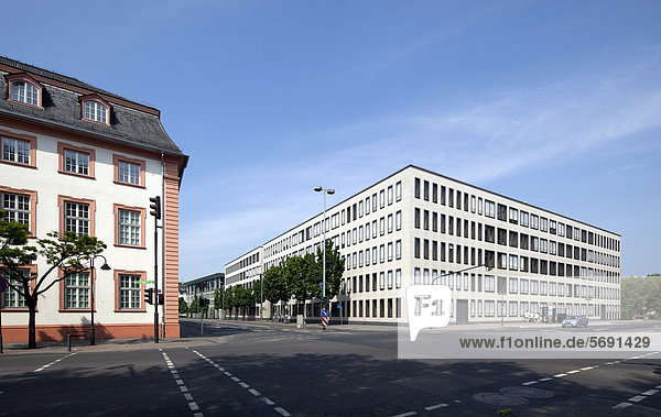 Abgeordneten- und Ministerialdienstgebäude  Mainz  Rheinland-Pfalz  Deutschland  Europa  ÖffentlicherGrund