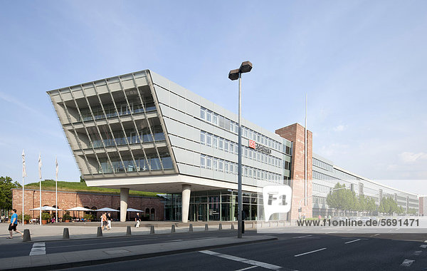 DB Schenker office building  Mainz  Rhineland-Palatinate  Germany  Europe  PublicGround