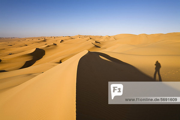 Ubari sand dunes in the Libyan Desert  Sahara  Libya  North Africa