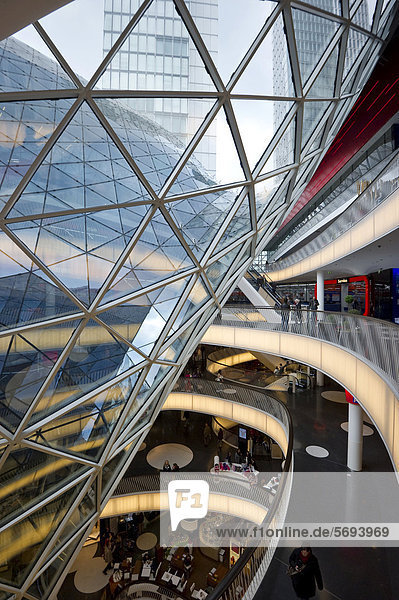 MyZeil shopping center  architect Massimiliano Fuksas  Frankfurt am Main  Hesse  Germany  Europe